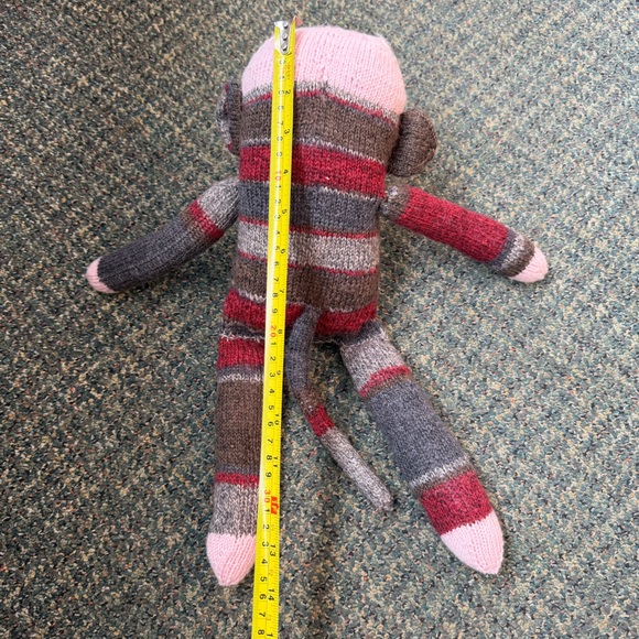 Handmade and Homely Sock Monkey - Picture 3 of 3